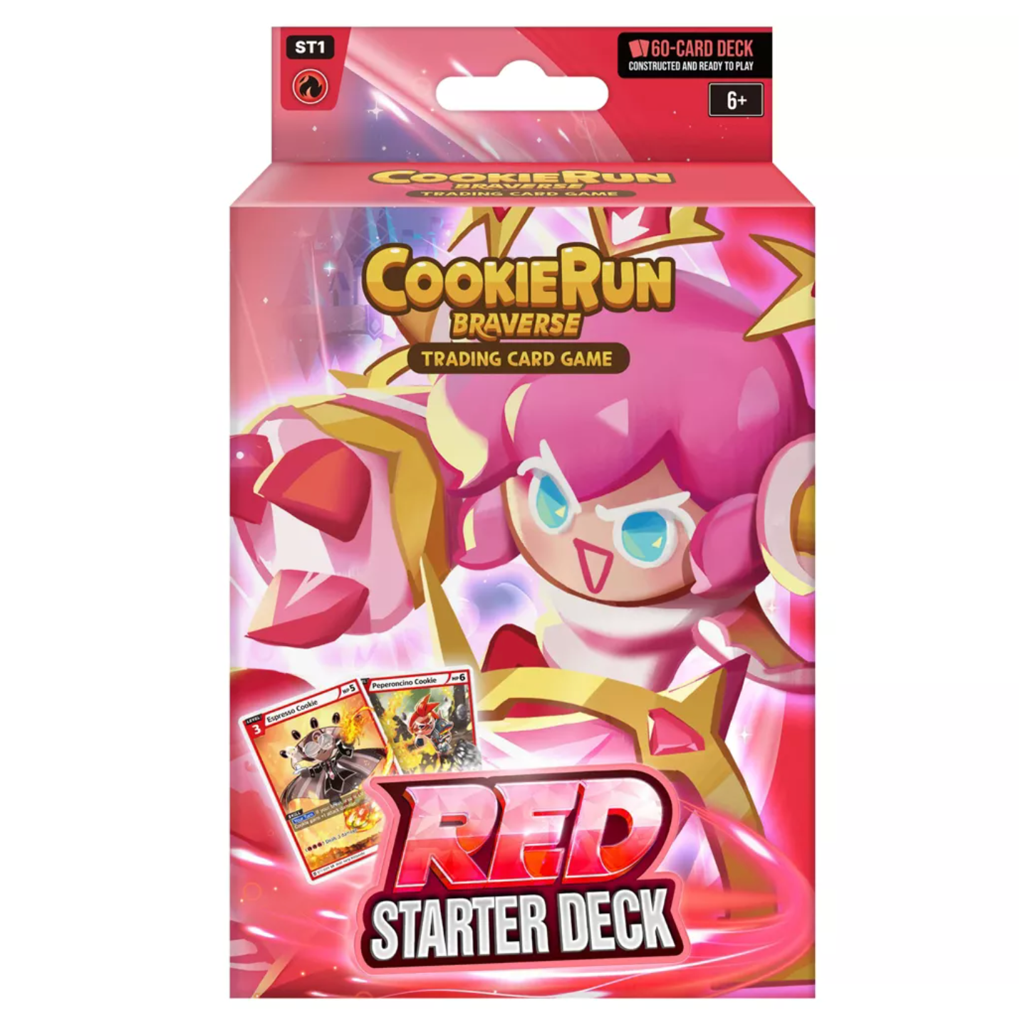 CookieRun Braverse TCG Starter Deck - ST1 Brave Beginning Red