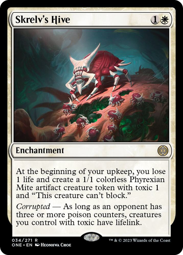 Skrelv's Hive - 034 Phyrexia All Will Be One Magic - NM