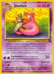 Slowbro - 43/62 Fossil Uncommon Unlimited Pokemon - NM