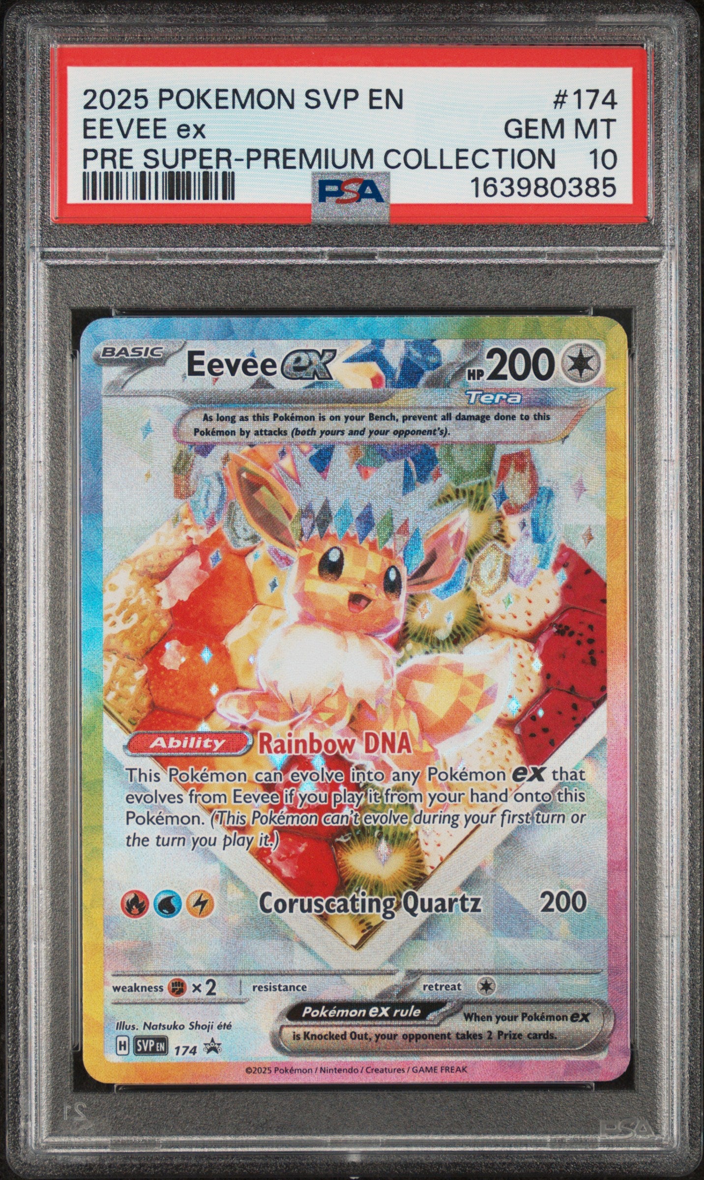 Eevee ex - SVP174 PSA 10 Prismatic Evolutions SPC Promo Pokemon - GEM MINT