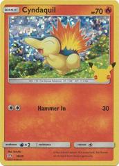 Cyndaquil - 10/25 Mcdonald's 25th Anniversary Holo Starter Pokemon - NM/MINT