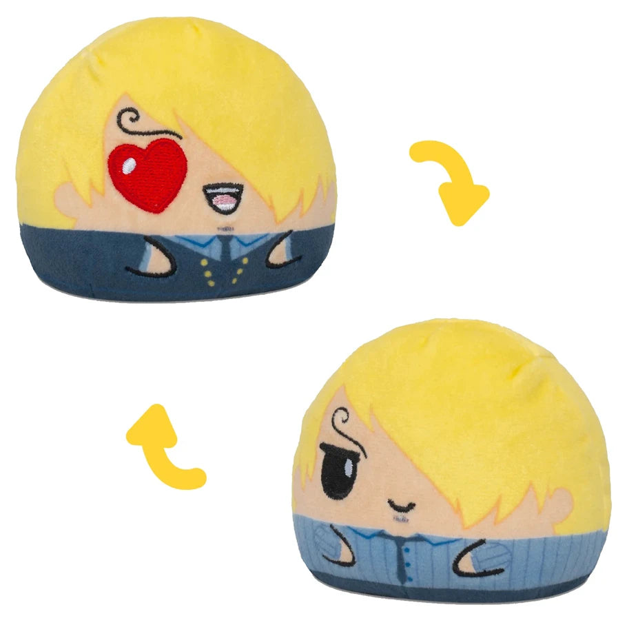 One Piece 4in Reversible Plush Teeturtle - Sanji
