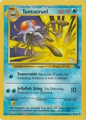 Tentacruel - 44/62 Fossil Uncommon Unlimited Pokemon - NM