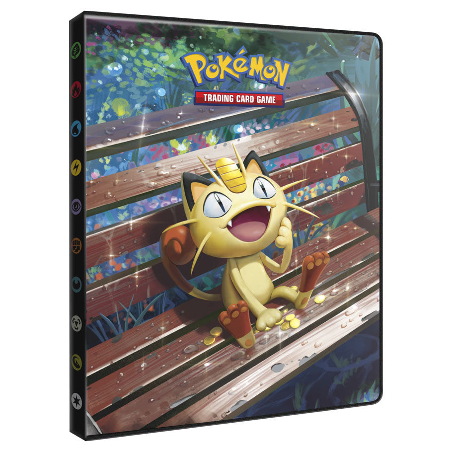 Pokemon Ultra Pro 4 Pocket Portfolio Binder - Mega Evolution: Perfect Order - Meowth