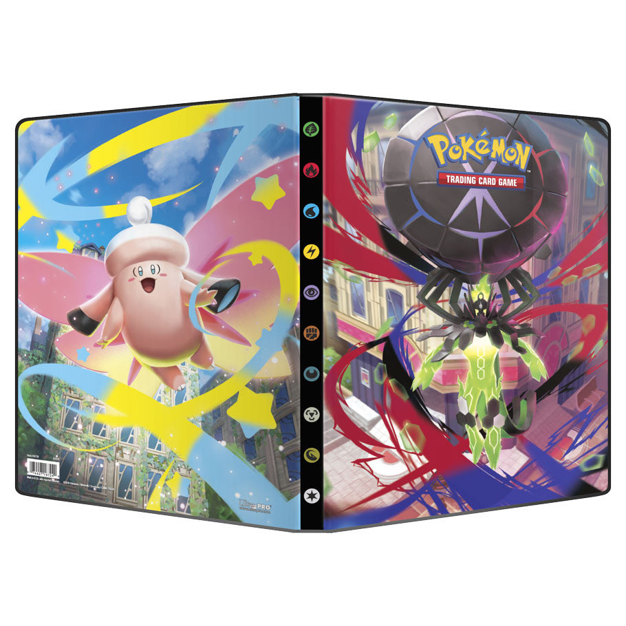 Pokemon Ultra Pro 9 Pocket Portfolio Binder - Mega Evolution Perfect Order - Mega Zygarde & Clefable