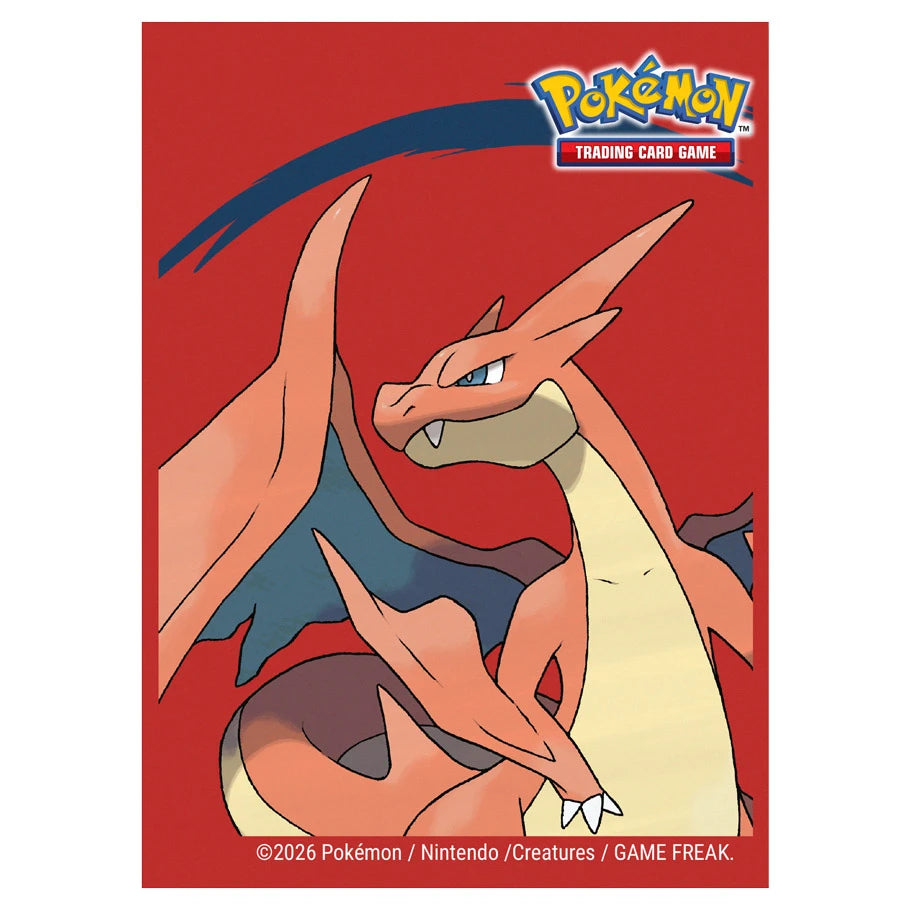 Pokemon Standard Card Sleeves - Mega Charizard Y (65 Count)