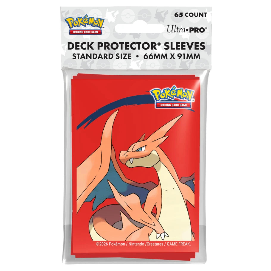 Pokemon Standard Card Sleeves - Mega Charizard Y (65 Count)