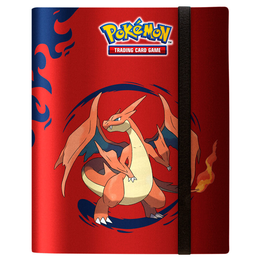 Pokemon Pro Binder - Ultra PRO 9 Pocket Side Loading - Mega Charizard X & Y