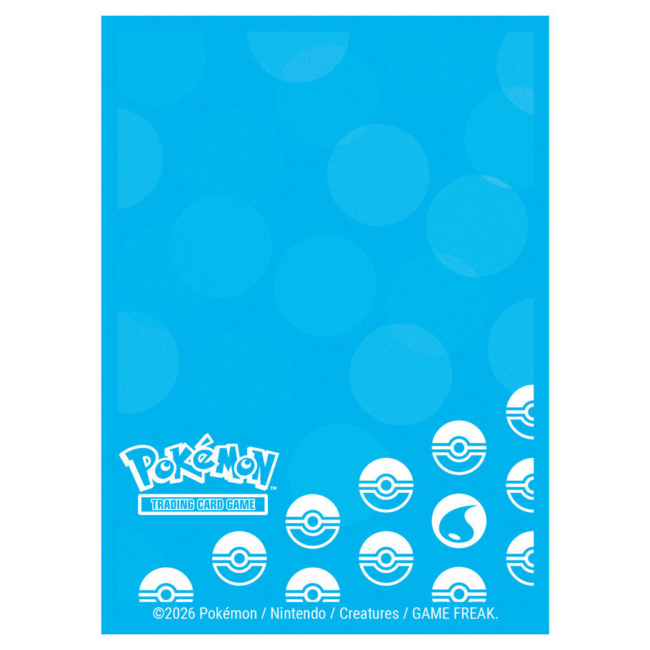 Pokemon Standard Card Sleeves - Water Type Energy (65 Count)
