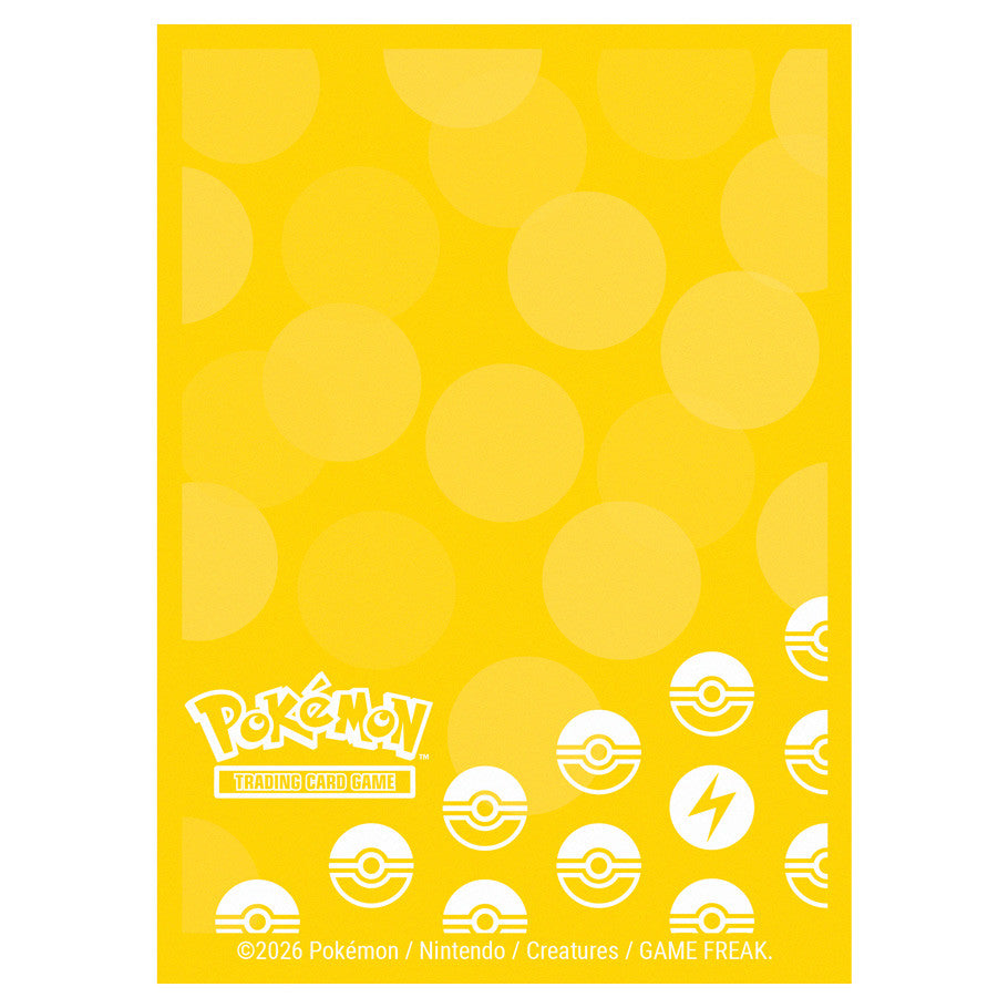 Pokemon Standard Card Sleeves - Lightning Type Energy (65 Count)