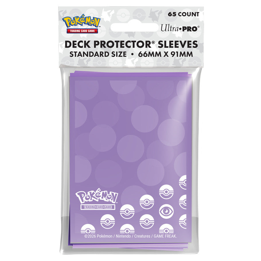 Pokemon Standard Card Sleeves - Psychic Type Energy (65 Count)