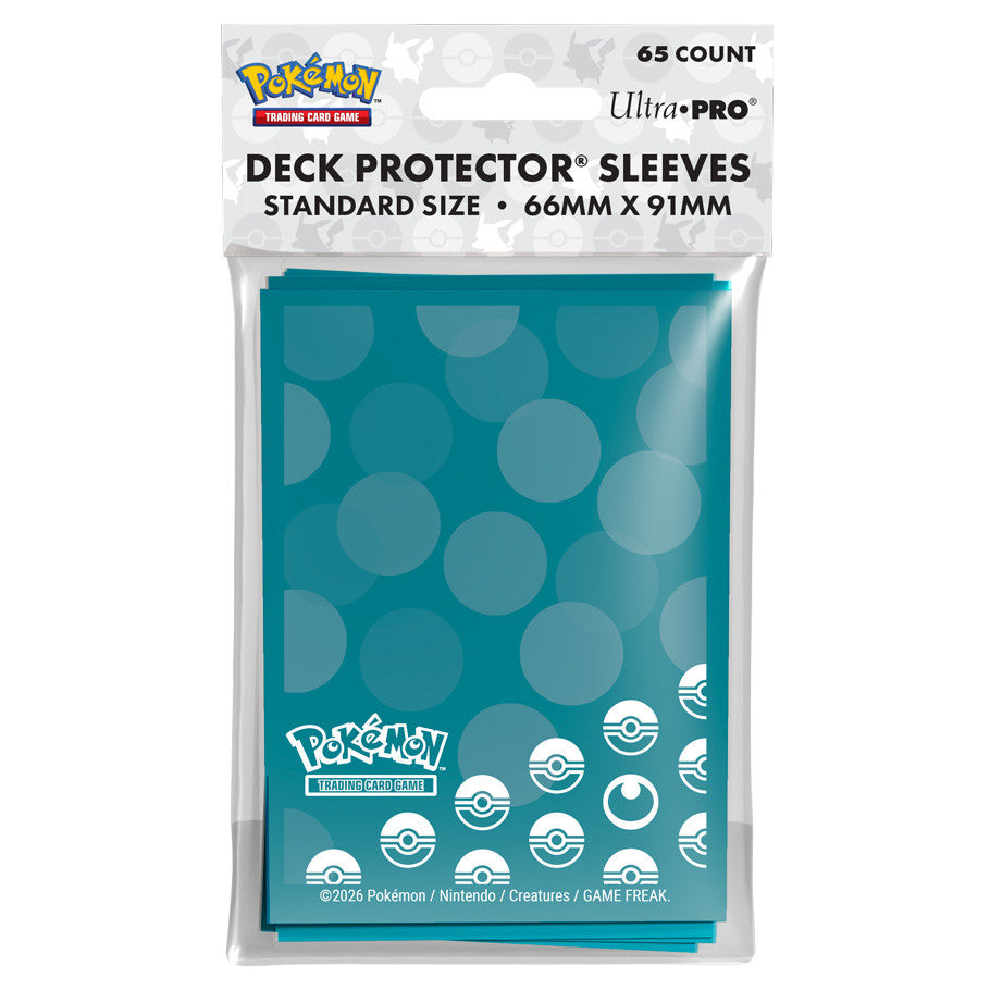 Pokemon Standard Card Sleeves - Darkness Type Energy (65 Count)