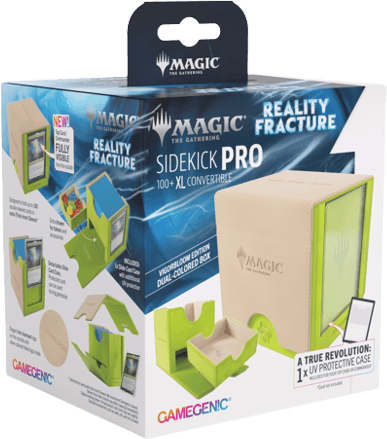 Deck Box: GameGenic Deck Box: 100+: Sidekick PRO XL Reality Fracture: Vigorbloom