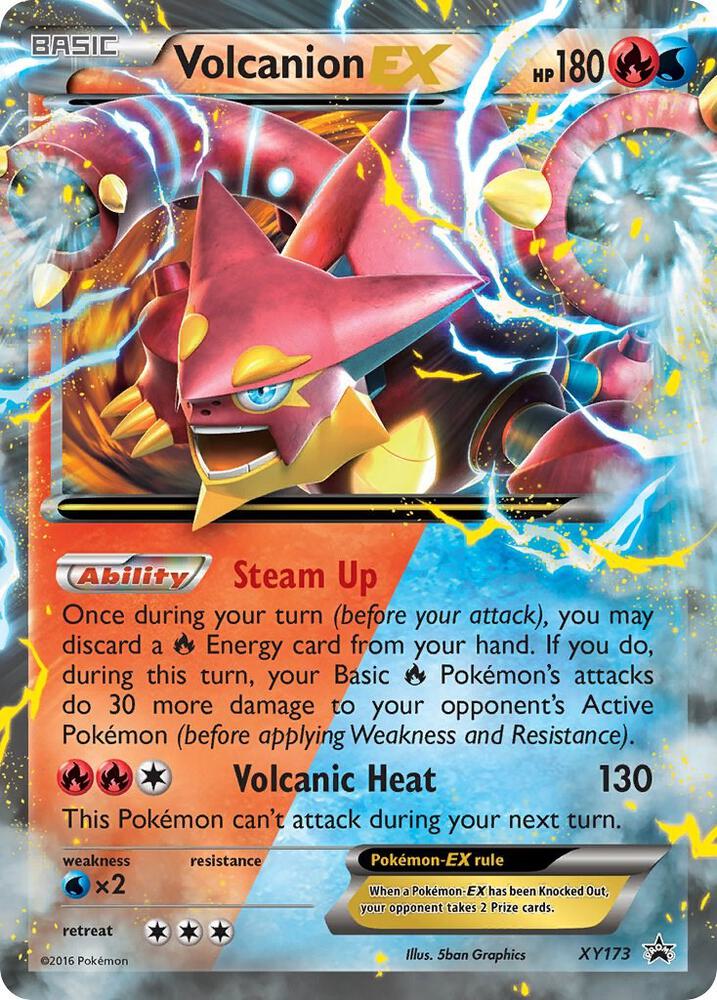 Volcanion EX - XY173 Black Star Promo Pokemon - NM