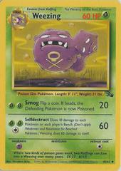 Weezing - 45/62 Fossil Uncommon Unlimited Pokemon - NM