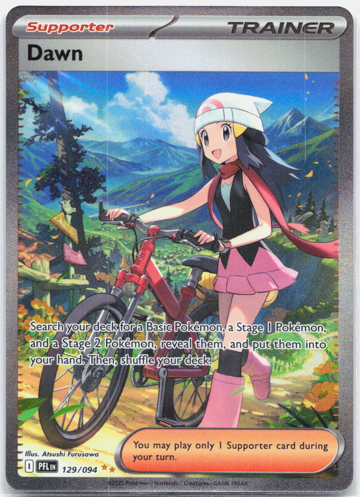 Dawn - 129/094 Phantasmal Flames Special Illustration Trainer - NM/MINT