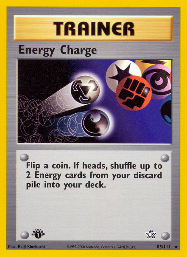 Energy Charge - 85/111 Neo Genesis Rare Unlimited Pokemon - NM