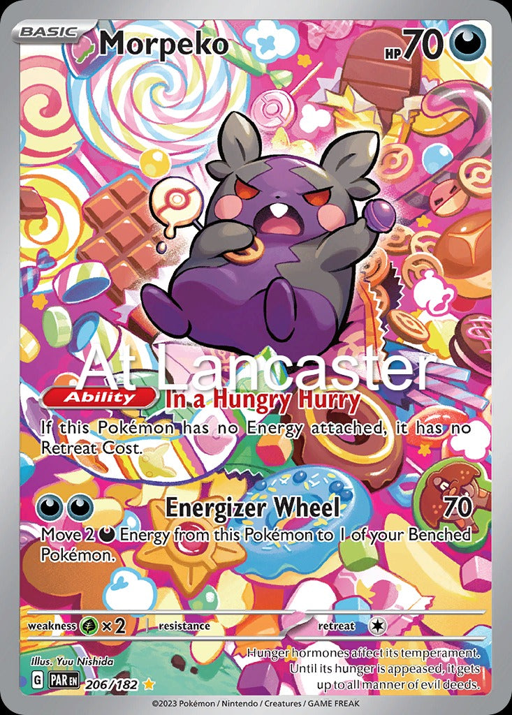 Morpeko - 206/182 Paradox Rift Illustration Rare Pokemon - NM (Lanc)