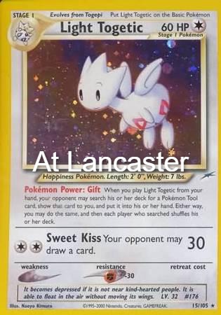 Light Togetic - 15/105 Neo Destiny Unlimited Rare Pokemon - HP (Lanc)