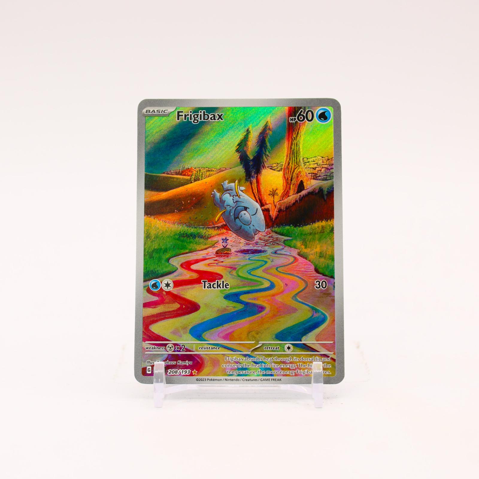 Frigibax - 208/193 Paldea Evolved Holo Illustration Rare Pokemon - NM/LP