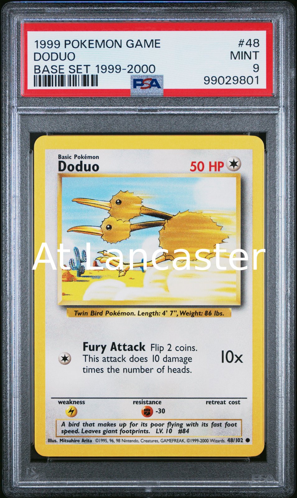 Doduo - 48/102 PSA 9 Game 1999-2000 Copyright Pokemon (Lanc)