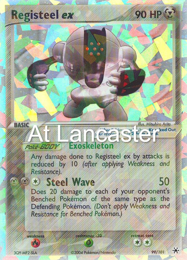 Registeel ex - 99/101 Hidden Legends Ultra Rare Pokemon - LP (Lanc)