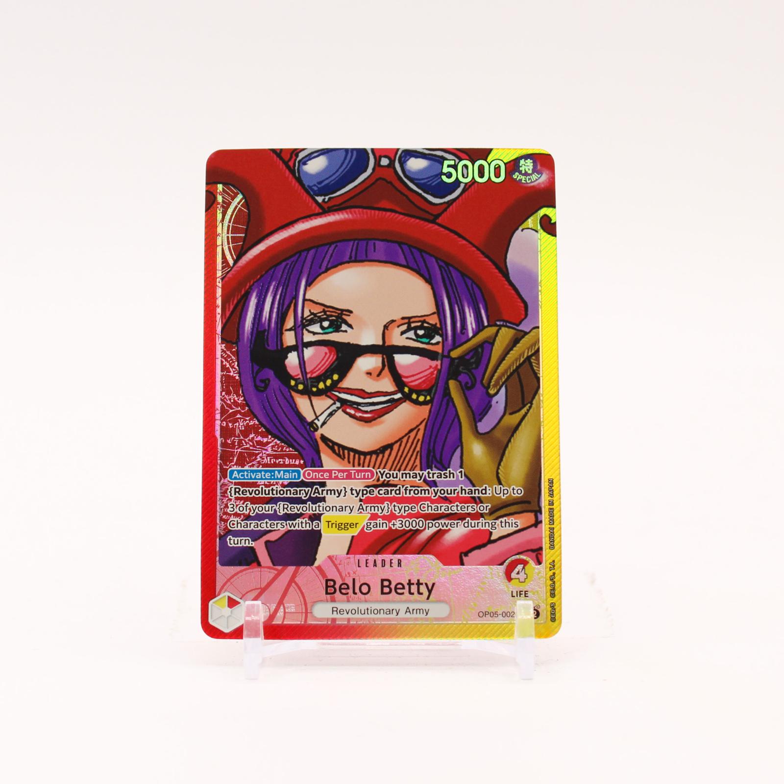 Belo Betty Alternate Art - OP05-002 Awakening of the New Era L One Piece - NM/MINT