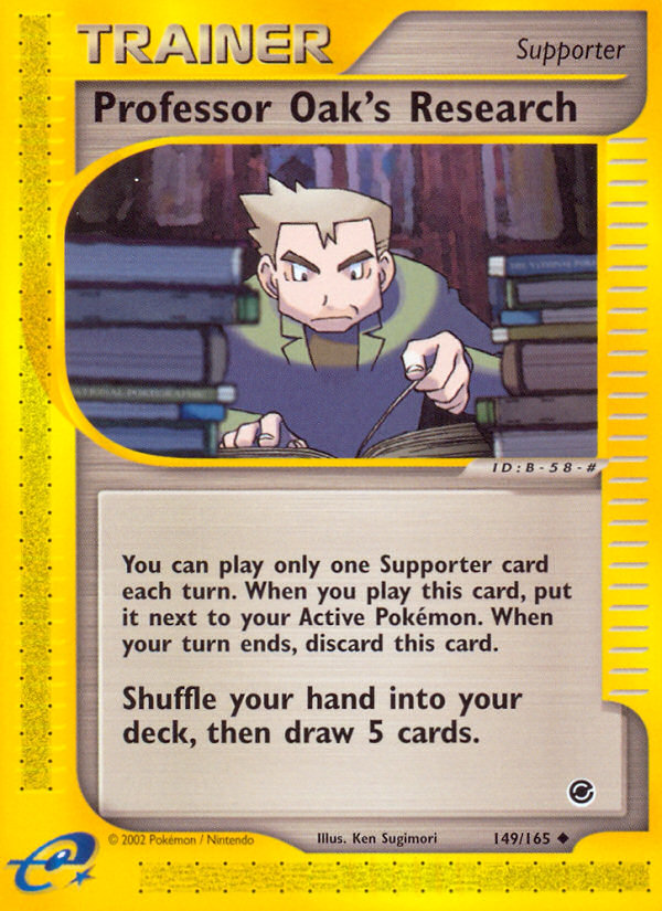 Professor Oak's Research - 149/165 Expedition Base Set Uncommon Pokemon - NM