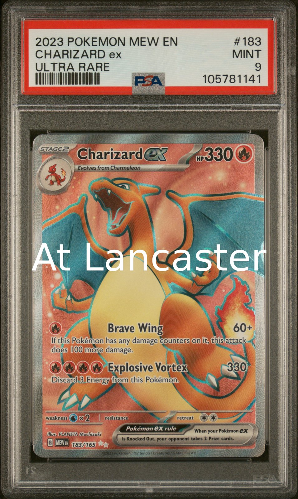 Charizard EX - 183/165 PSA 9 151 Ultra Rare Pokemon