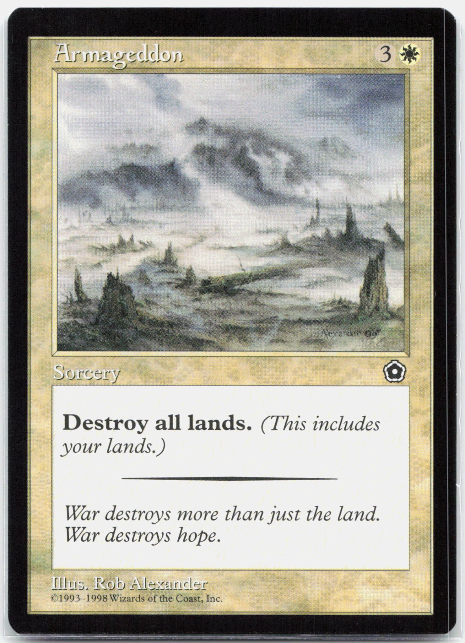 Armageddon - Portal Second Age Rare Magic - NM