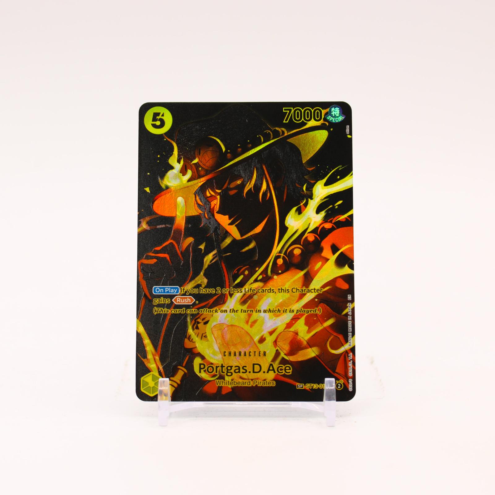 Portgas.D.Ace SP - ST13-011 Legacy of the Master Foil SR One Piece - NM/MINT