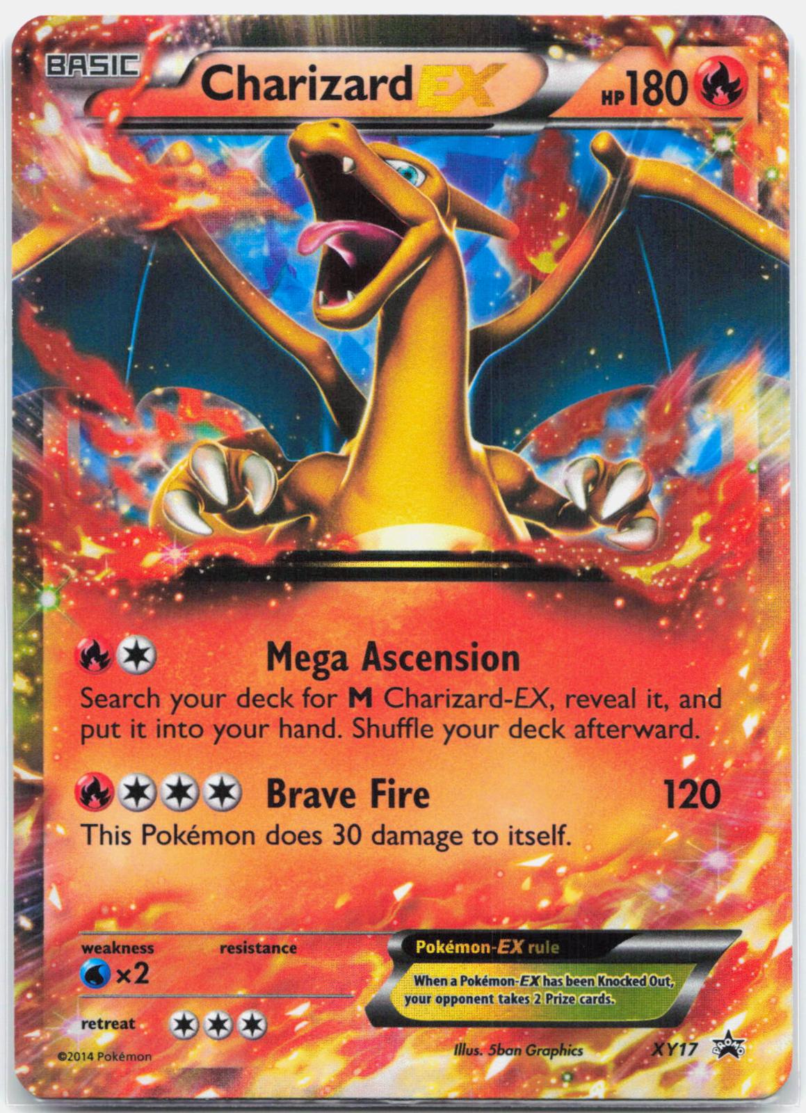 Charizard EX - XY17 XY Promo Holo Promo Pokemon - LP