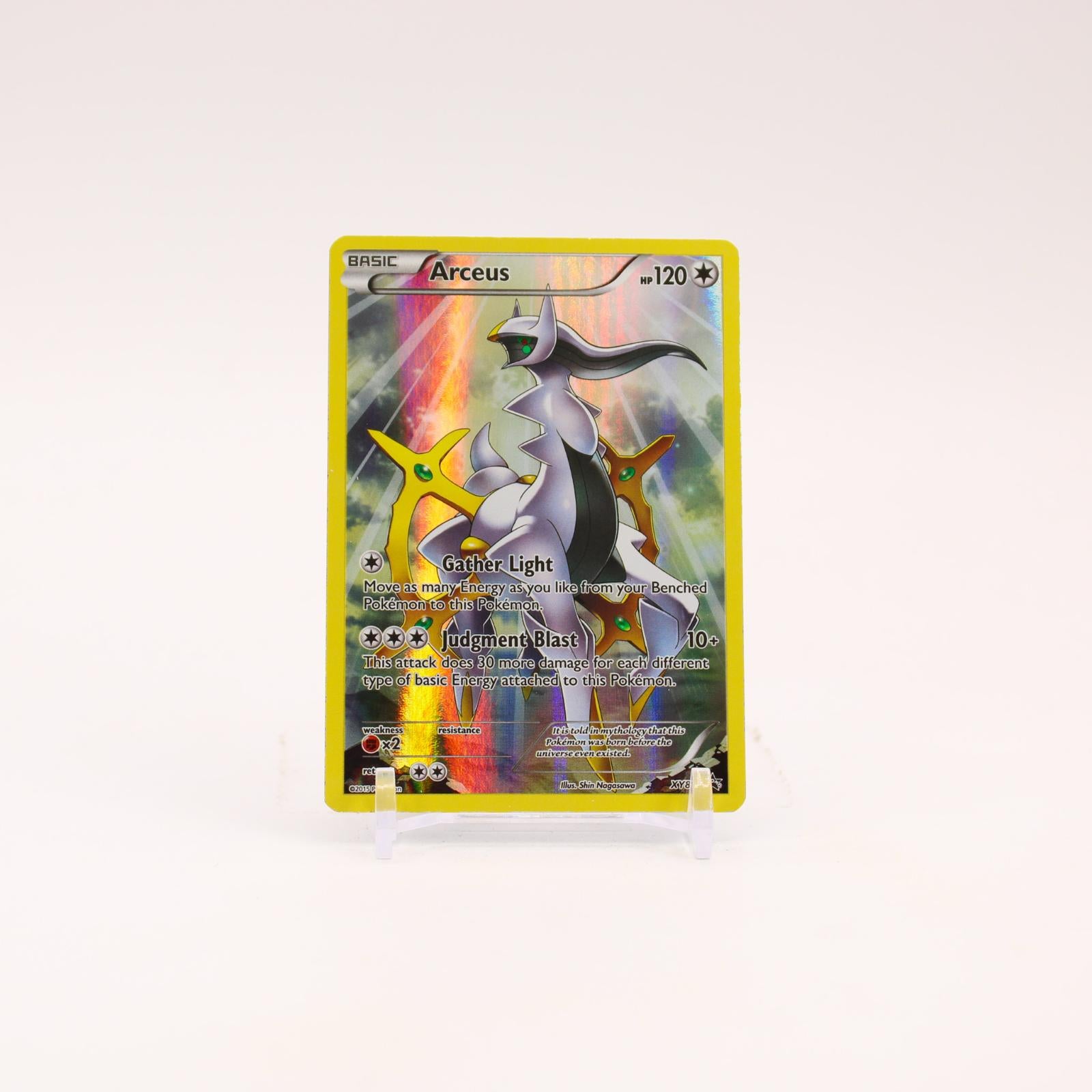 Arceus - XY83 Black Star Full Art Promo Pokemon - NM/LP
