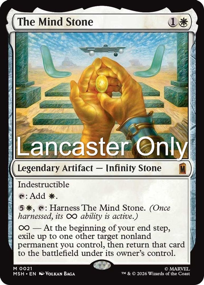 The Mind Stone - 21 Marvel Super Heroes Mythic Magic: The Gathering - NM (Lanc)