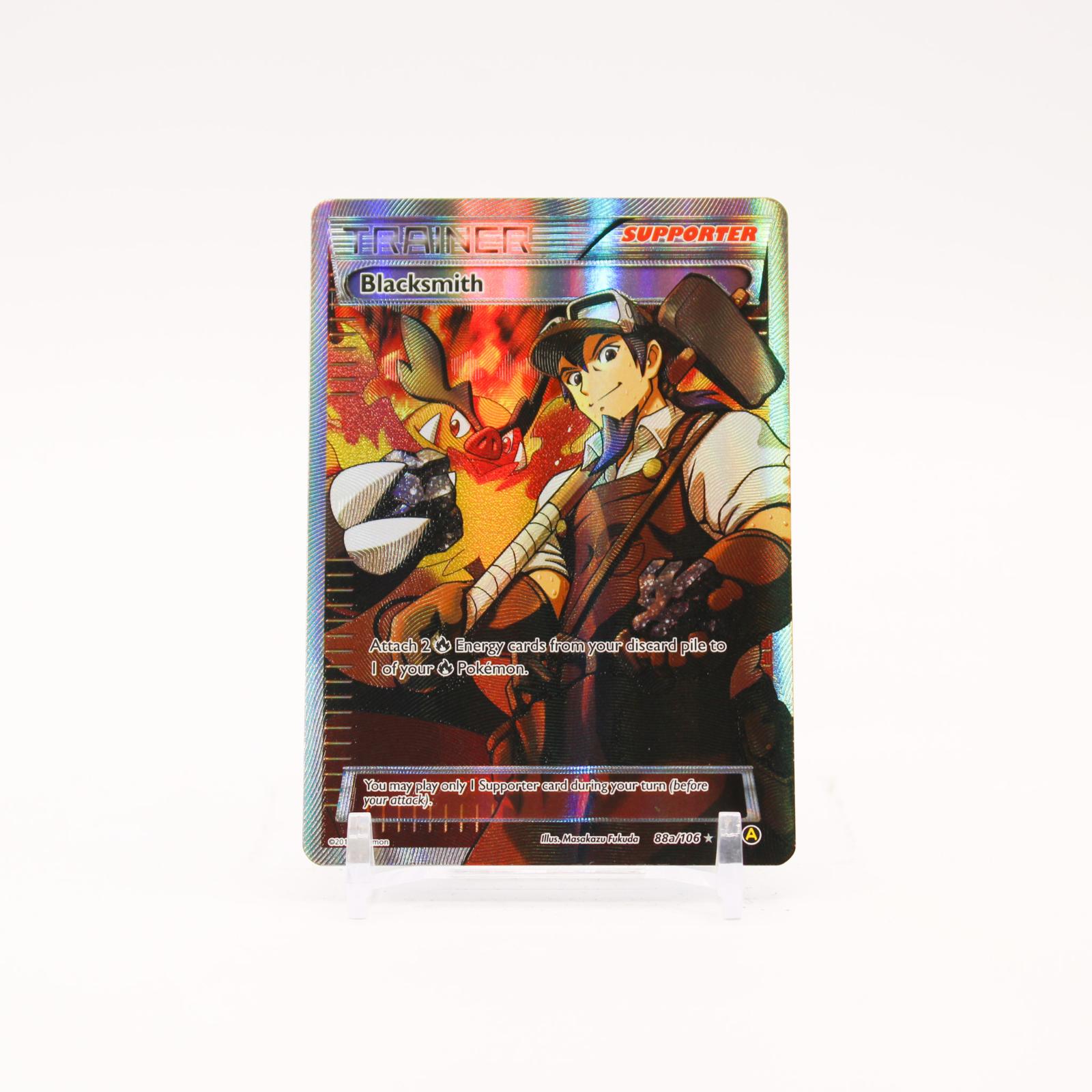 Blacksmith - 88a/106 Flash Fire Alternate Art Holo Promo Pokemon - NM/LP