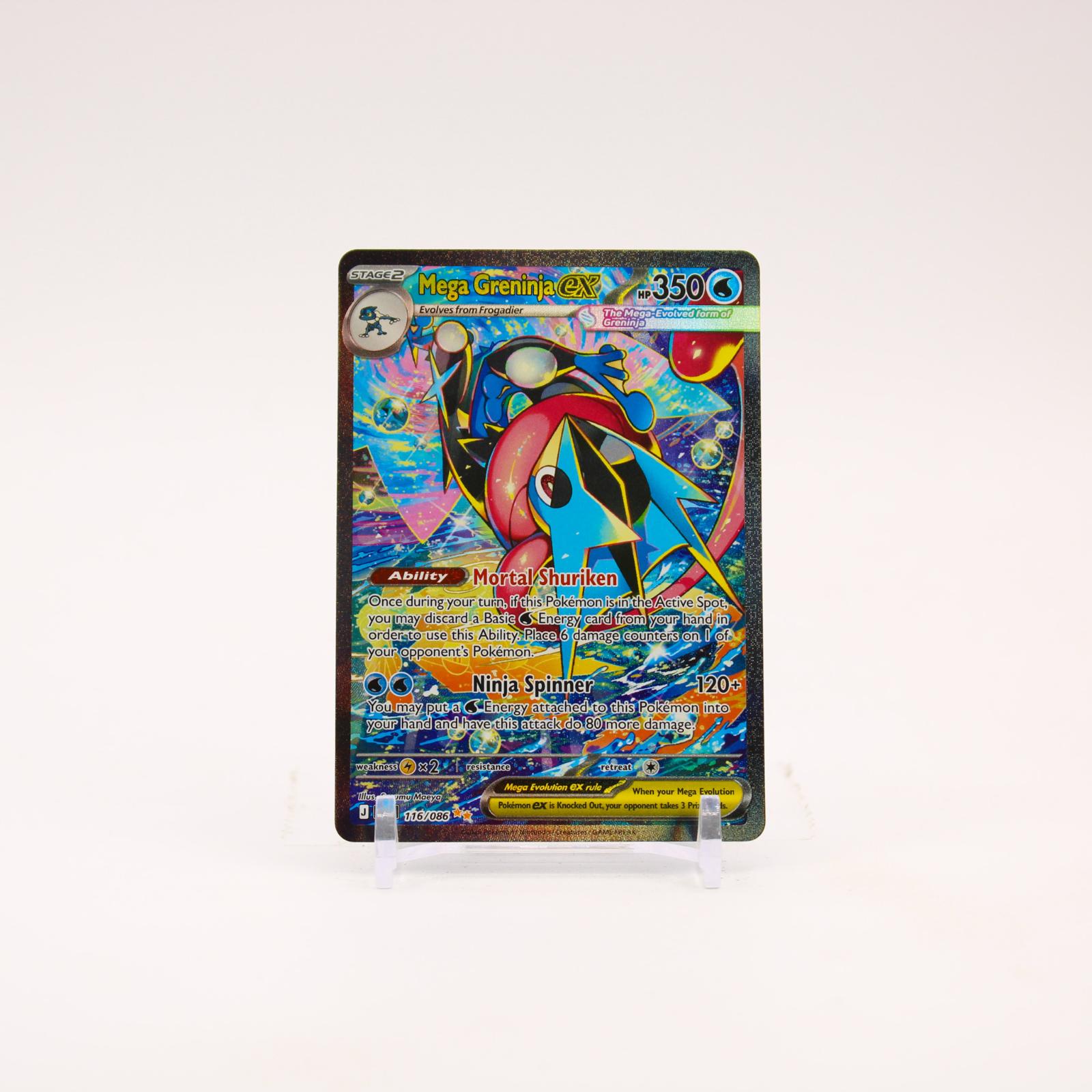 Mega Greninja ex - 116/086 Chaos Rising Special Illustration Pokemon - NM