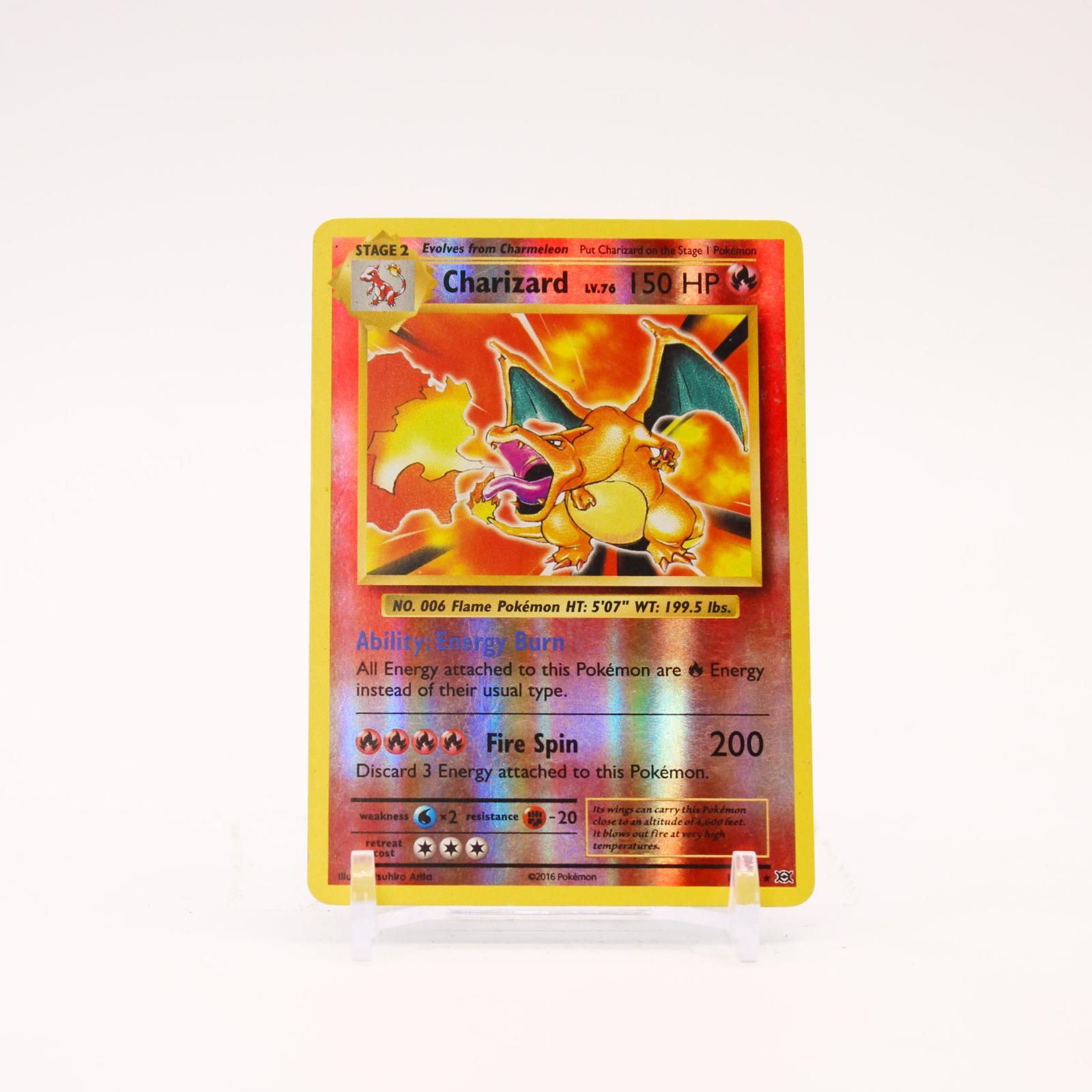 Charizard - 11/108 Evolutions Reverse Holo Rare Pokemon - MP