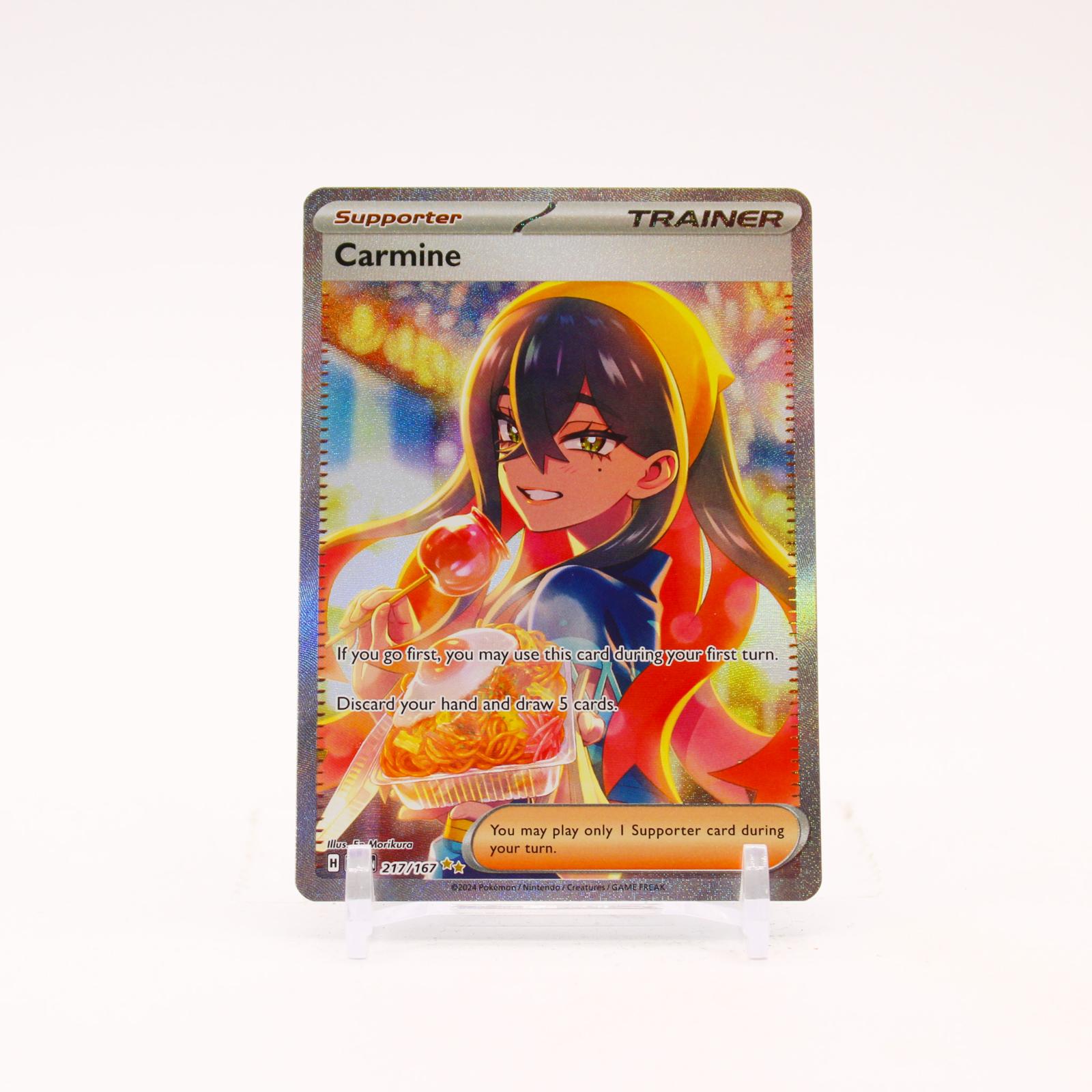 Carmine - 217/167 Twilight Masquerade Holo Special Illustration Trainer - NM
