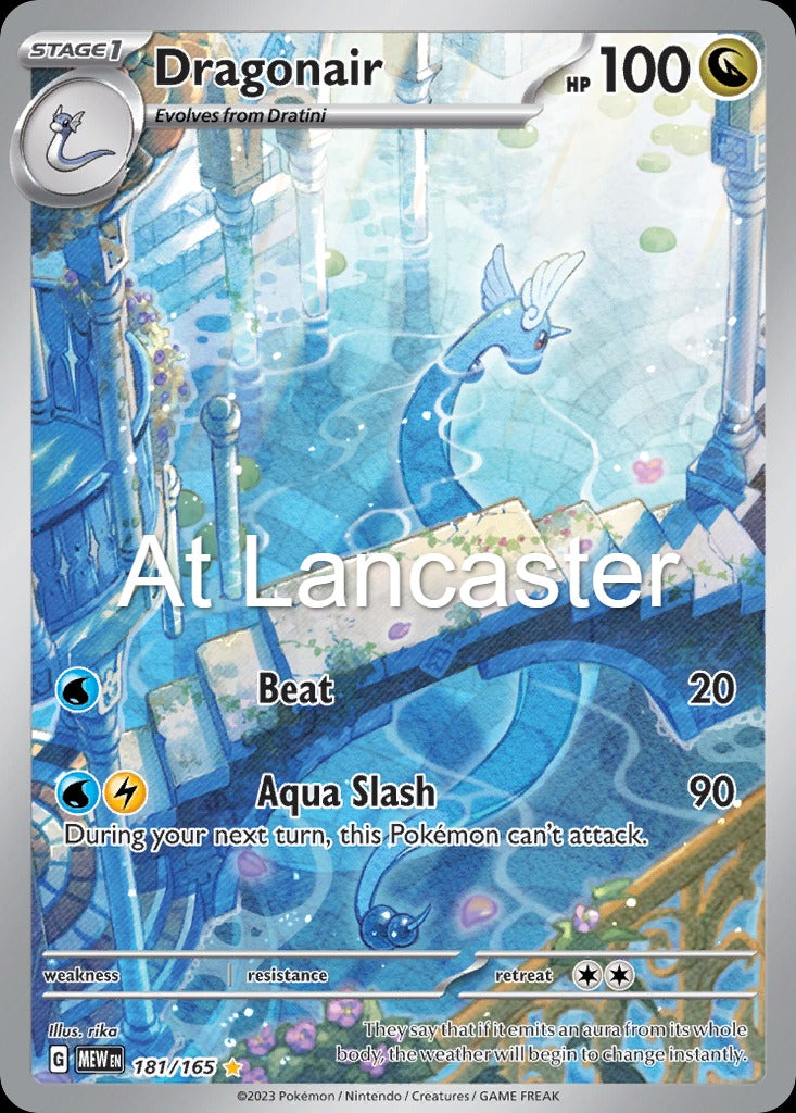 Dragonair - 181/165 151 Holo Illustration Rare Pokemon - NM (Lanc)
