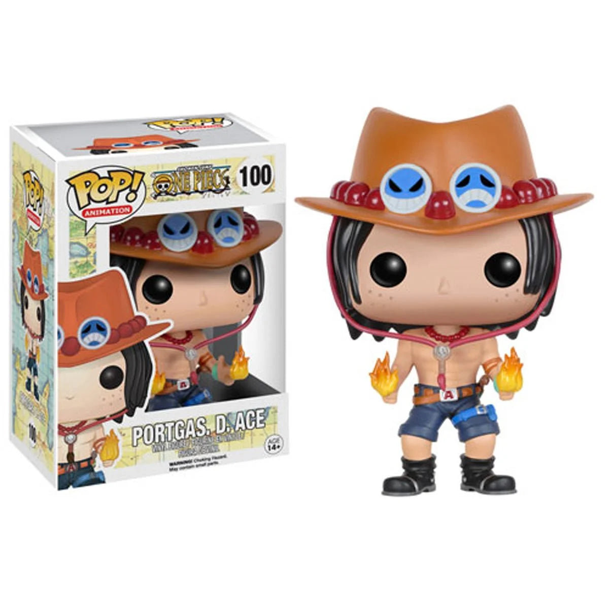 Funko POP - One Piece Vinyl Figure - Portgas. D. Ace 100