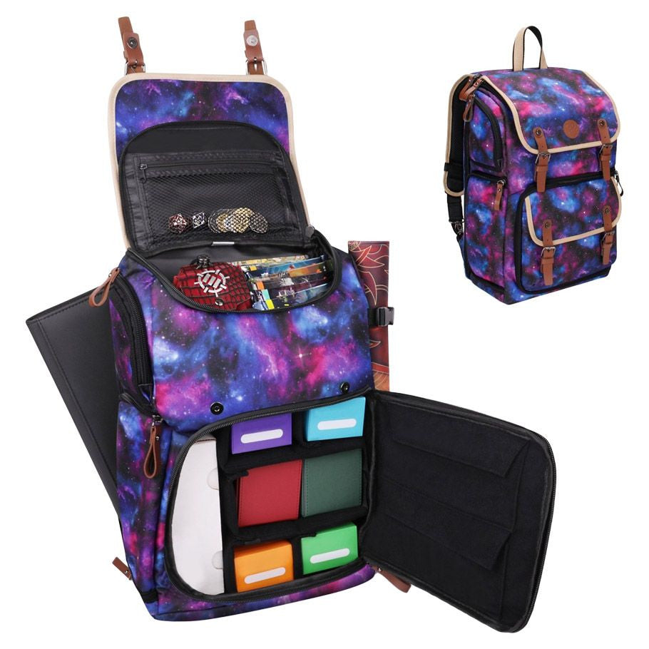 Enhance: Designer Edition Trading Card Storage Backpack - Galaxy
