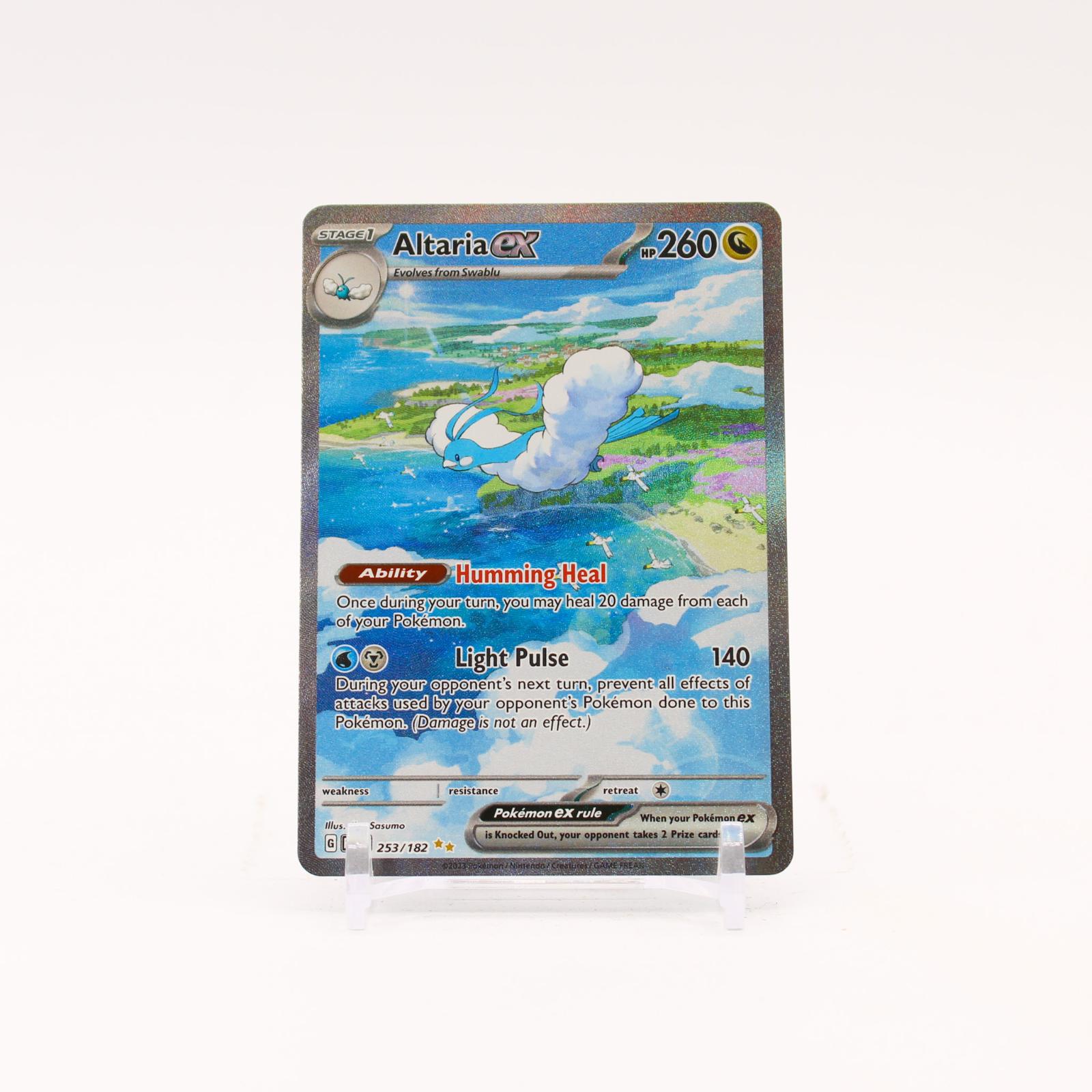 Altaria ex - 253/182 Paradox Rift Holo Special Illustration Pokemon - NM