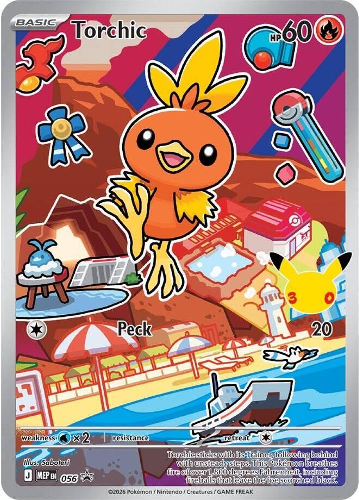 Torchic - MEP056 Promo Holo Pokemon - NM