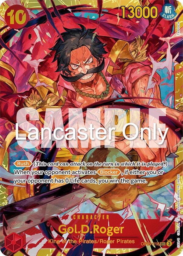 Gol.D.Roger - OP09-118 Emperors in the New World Foil Secret Rare One Piece - NM (Lanc)
