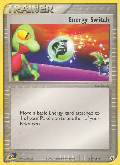 Energy Switch - 82/109 Ruby & Sapphire Uncommon Pokemon - NM