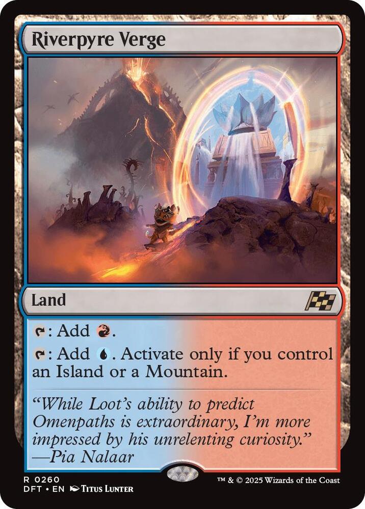 Riverpyre Verge - 260 Aetherdrift Rare Magic - NM/MINT
