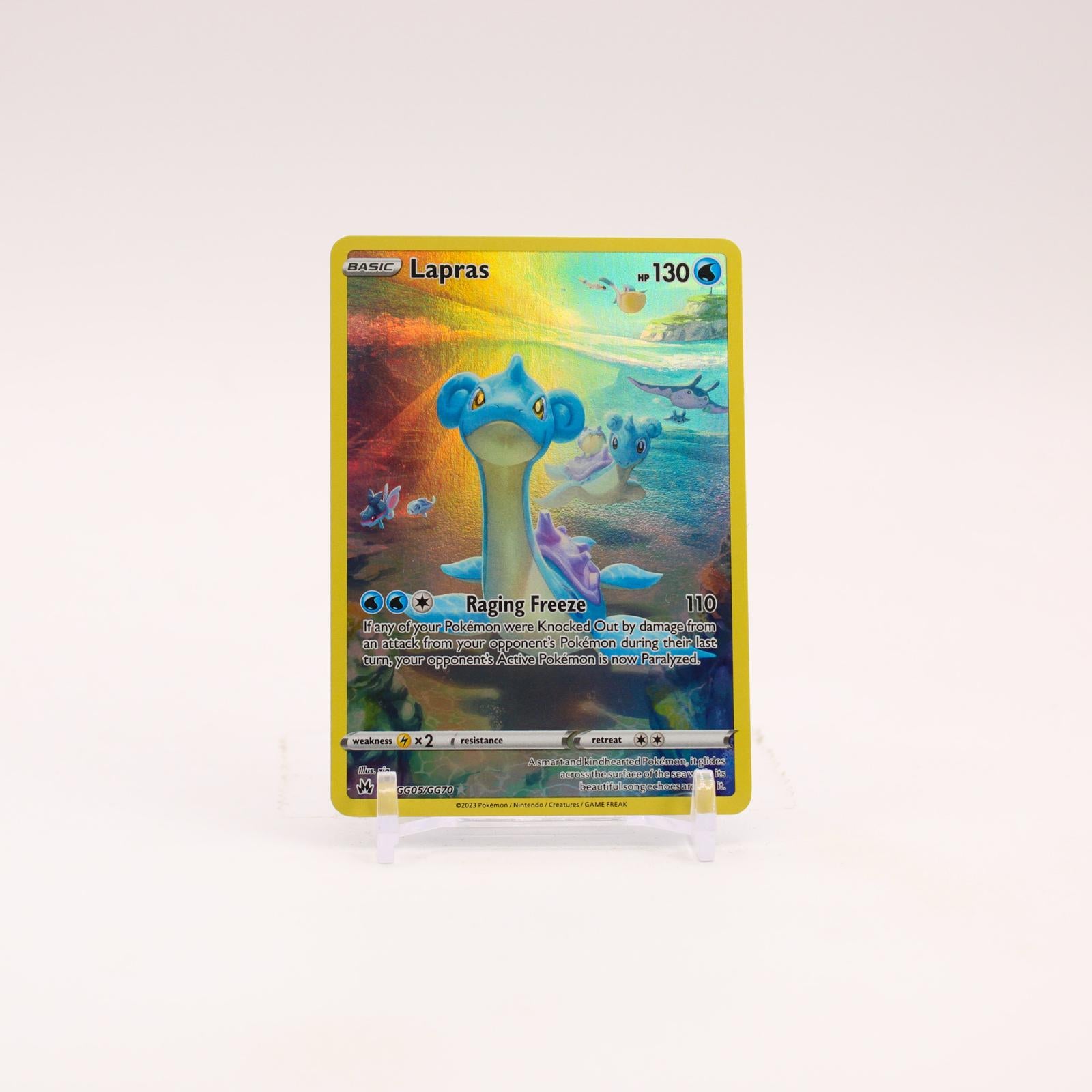 Lapras - GG05/GG70 Crown Zenith Galarian Gallery Pokemon - NM