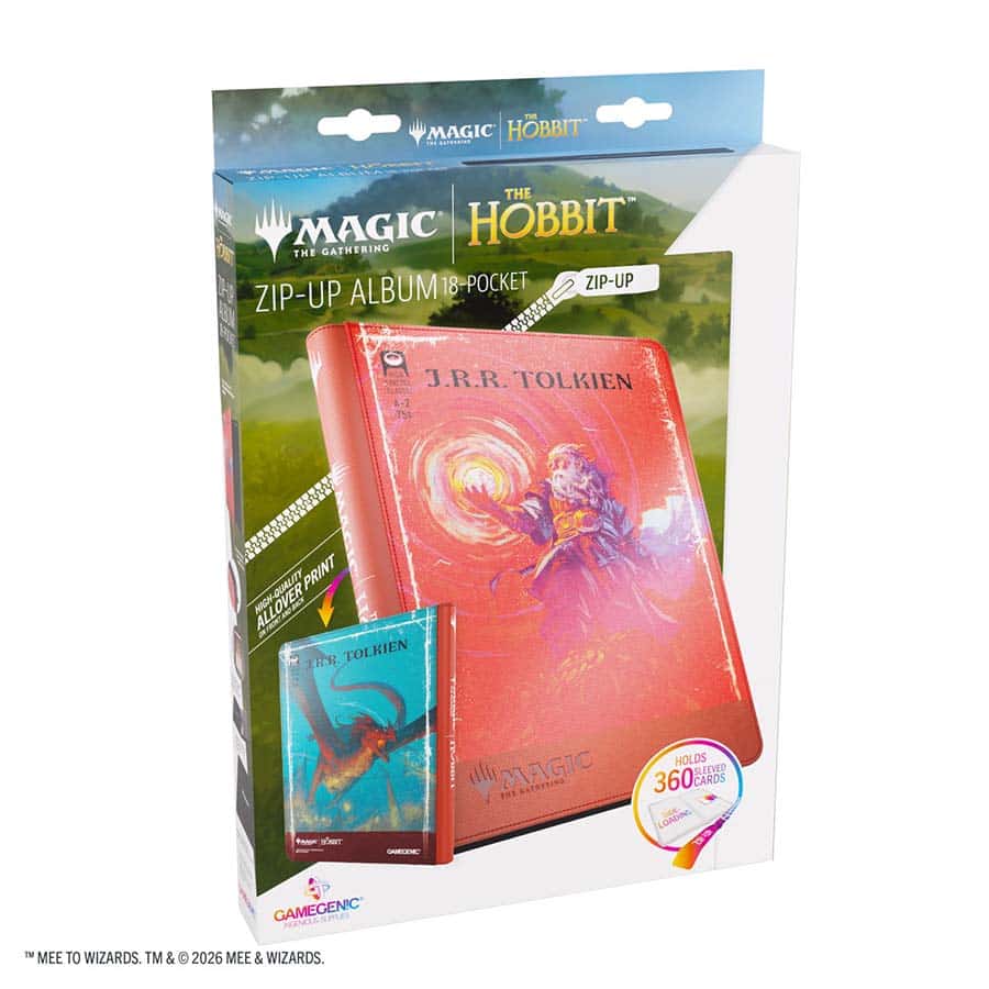 Gamegenic Zip-Up Album 18 Pkt MTG The Hobbit: The Arkenstone & Smaug Worm Of Dread