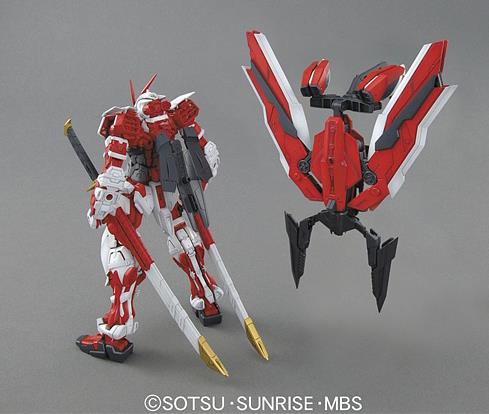Gunpla Model Kit 1/100 Bandai - Gundam Astray Red Frame Custom MG MBF-P02KAI