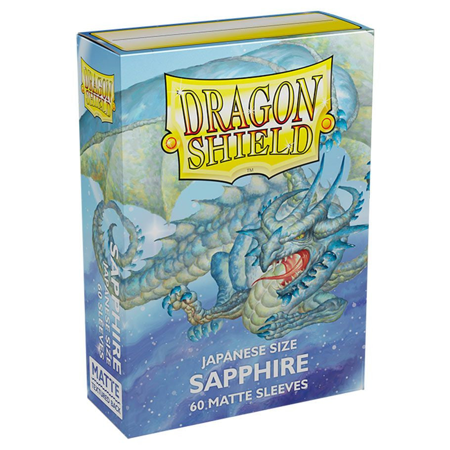 Dragon Shield JAPANESE Card Sleeves - Matte Sapphire (60 count)